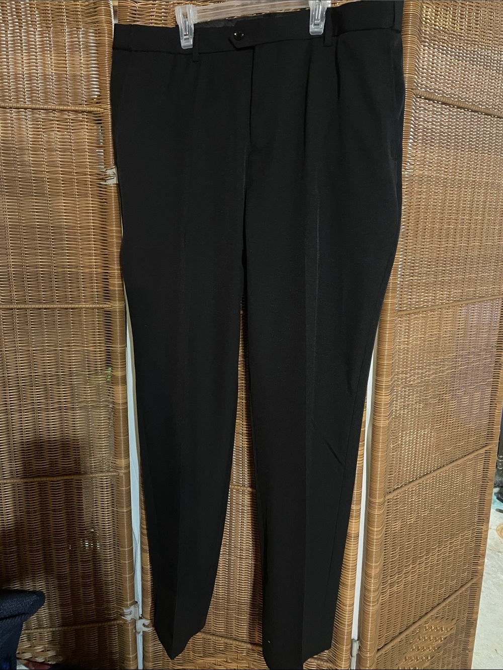Black suit pants.